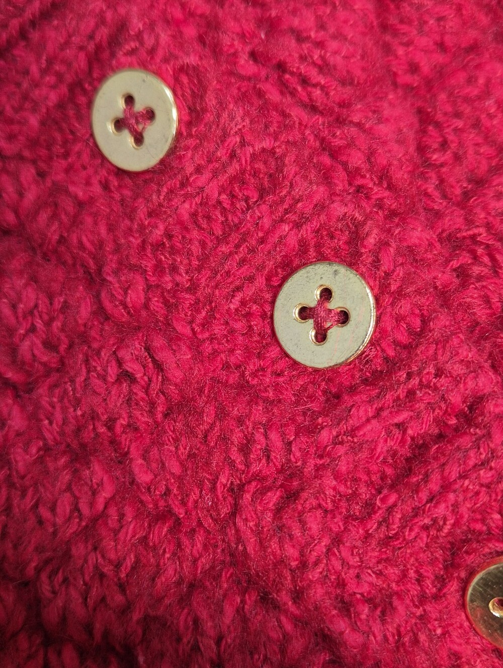Genuine Kids OshKosh Red Knit Sweater Dress 3T Holiday Winter EUC - Picture 5 of 6